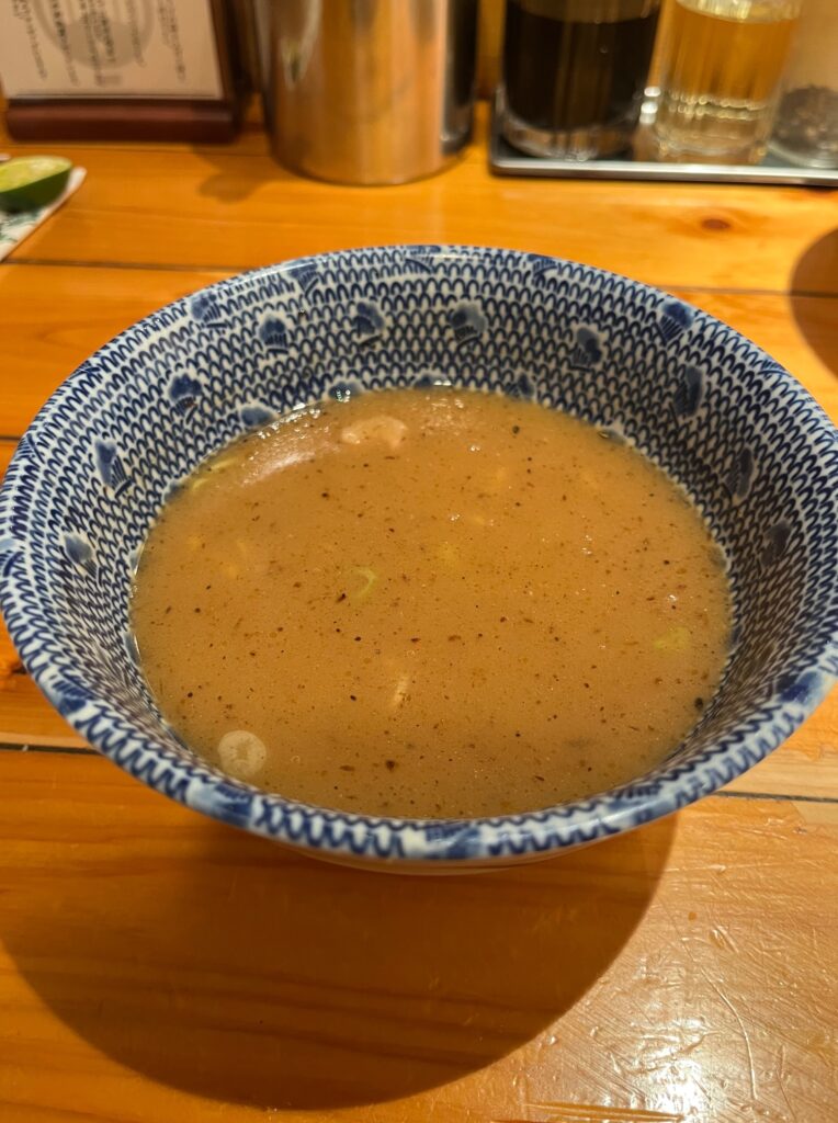 つじ田飯田橋店スープ割