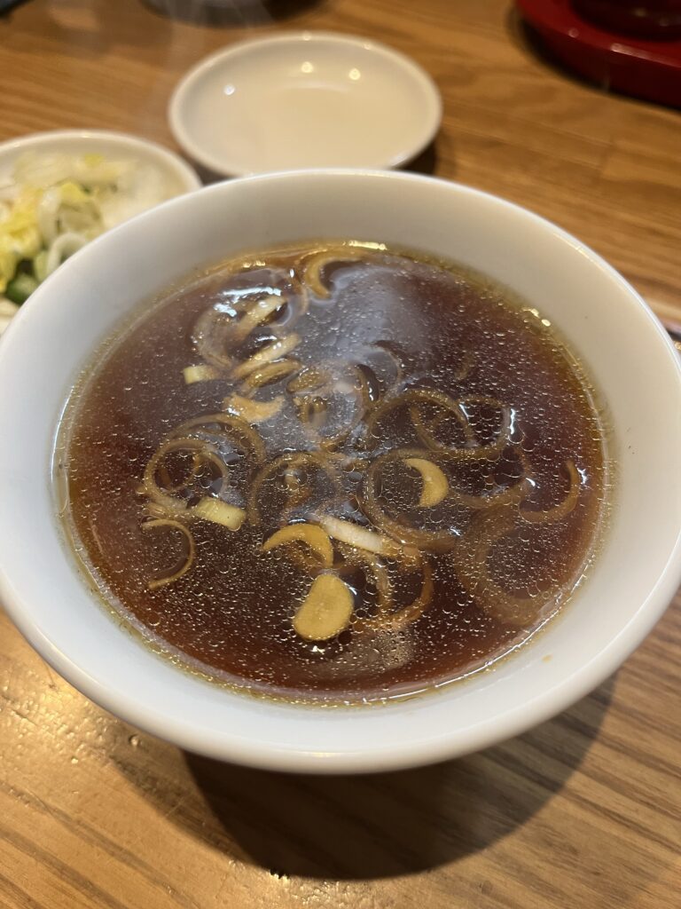 新雅（江戸川橋）スープ