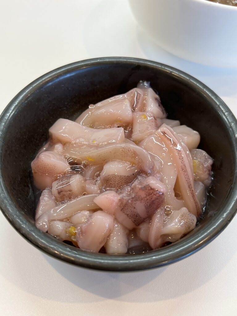 天ぷらさとうイカの塩辛