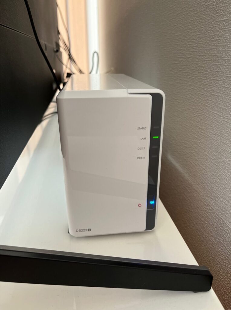 Synology DiskStation DS223jのNAS