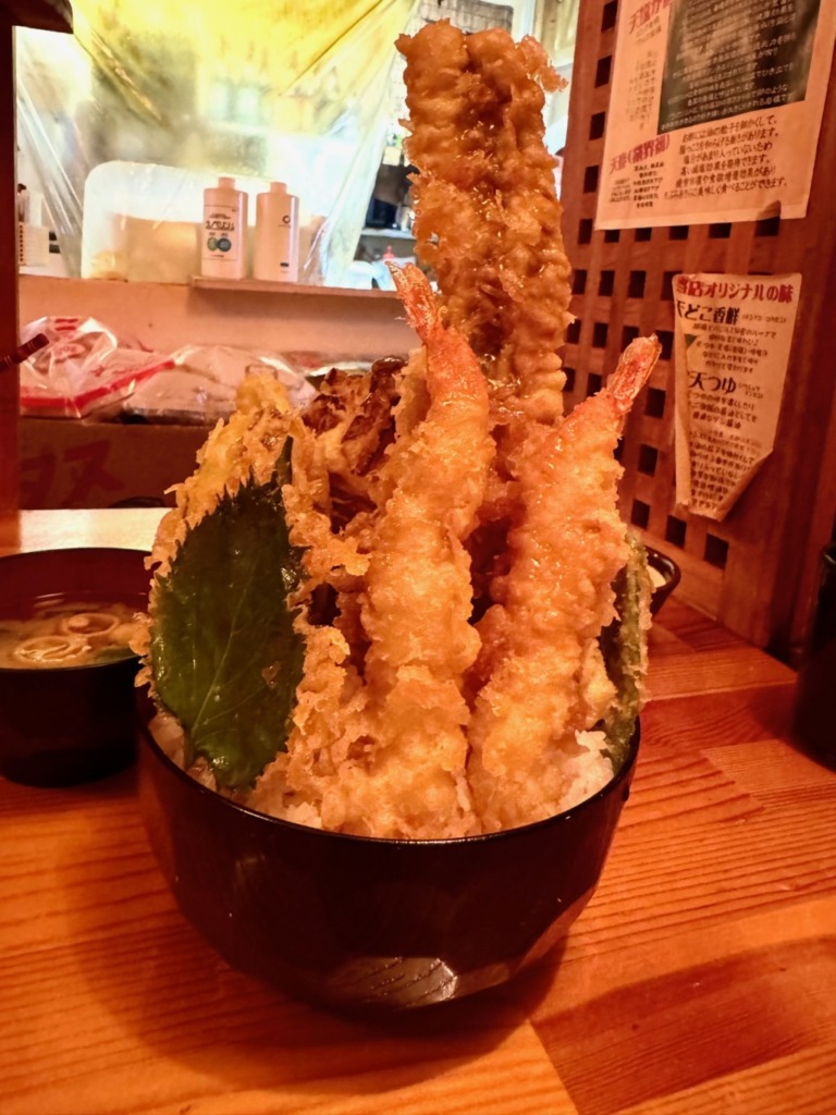 天ぷら定食どこのメガ天丼