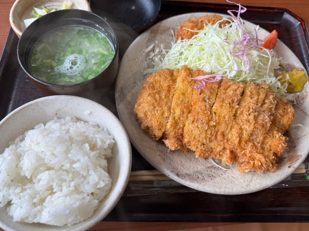 とんかつ竹亭田上店の上とんかつ定食