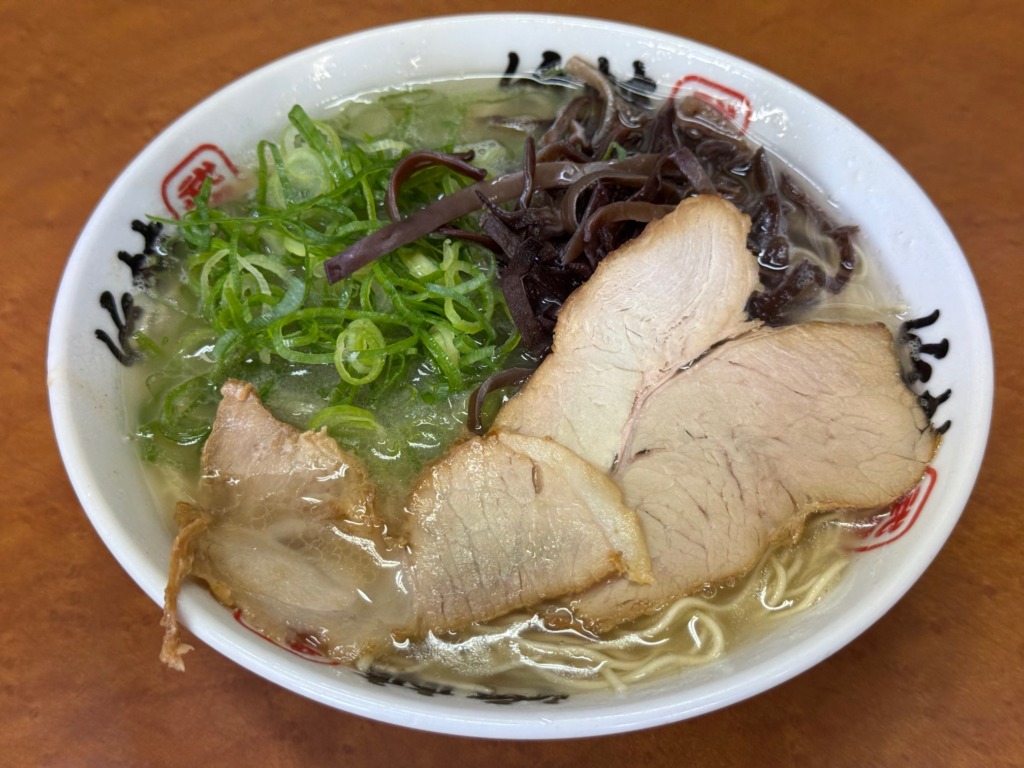 竹林伊万里本店のラーメン