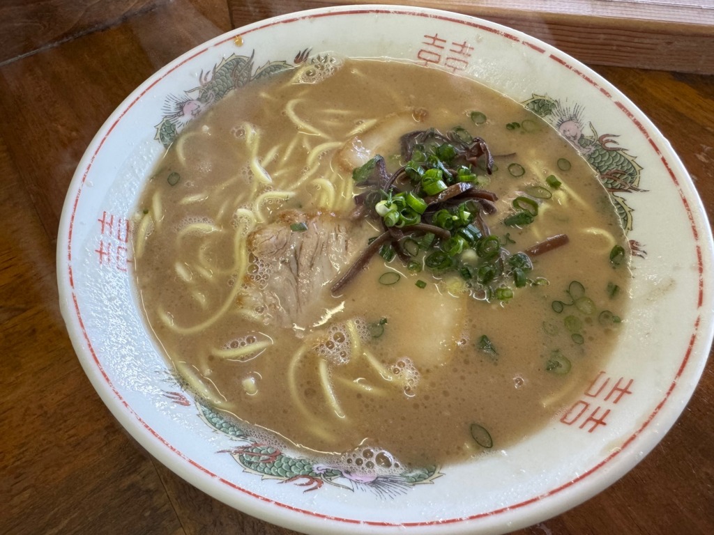 唐津市の田の久のラーメン