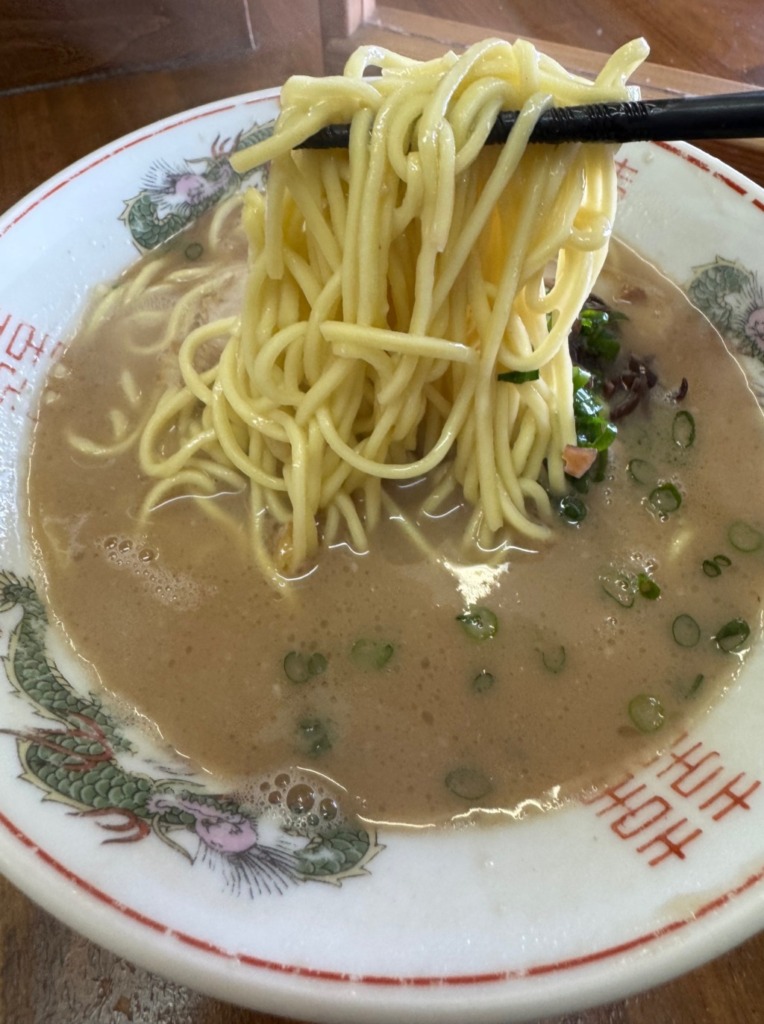 唐津市の田の久のラーメン