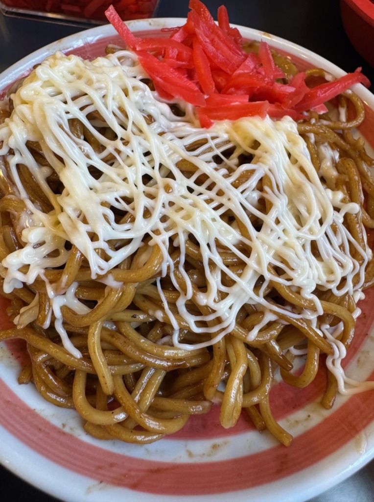 うまかもん市場博多武吉野ヶ里店のホルモン焼きそば