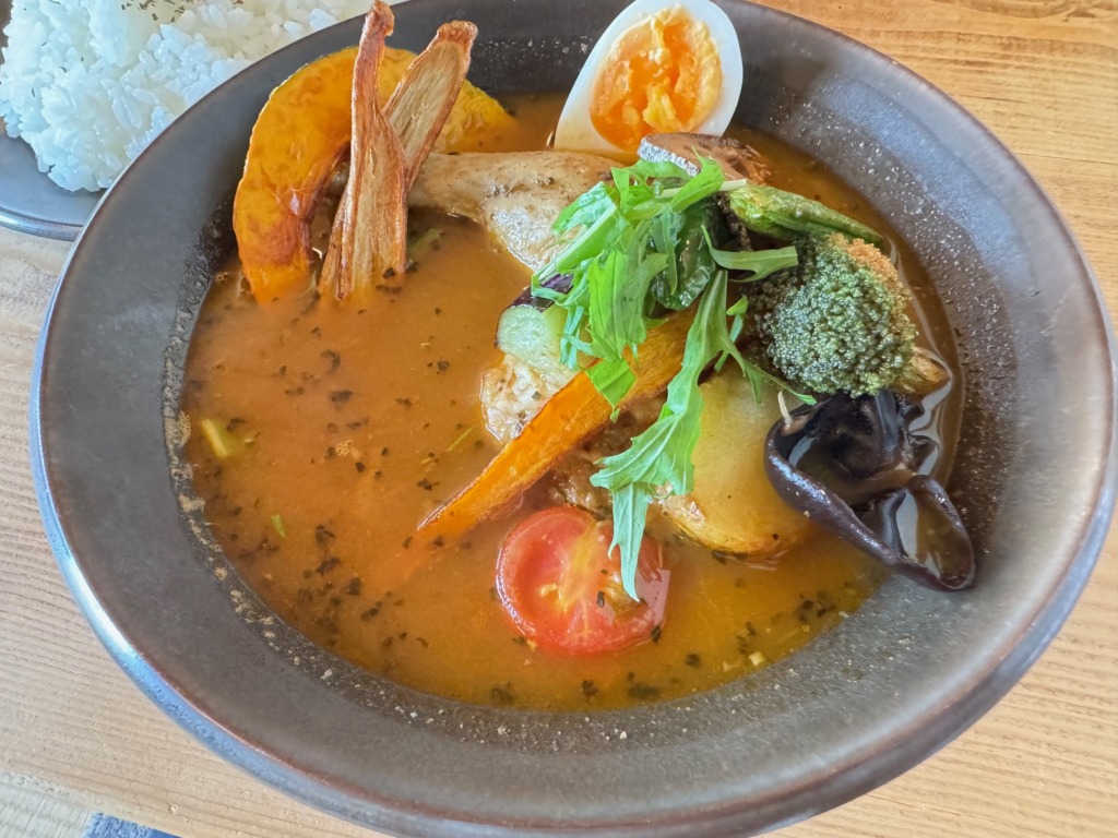 佐賀 スープカレー チキン野菜 トッピング付き