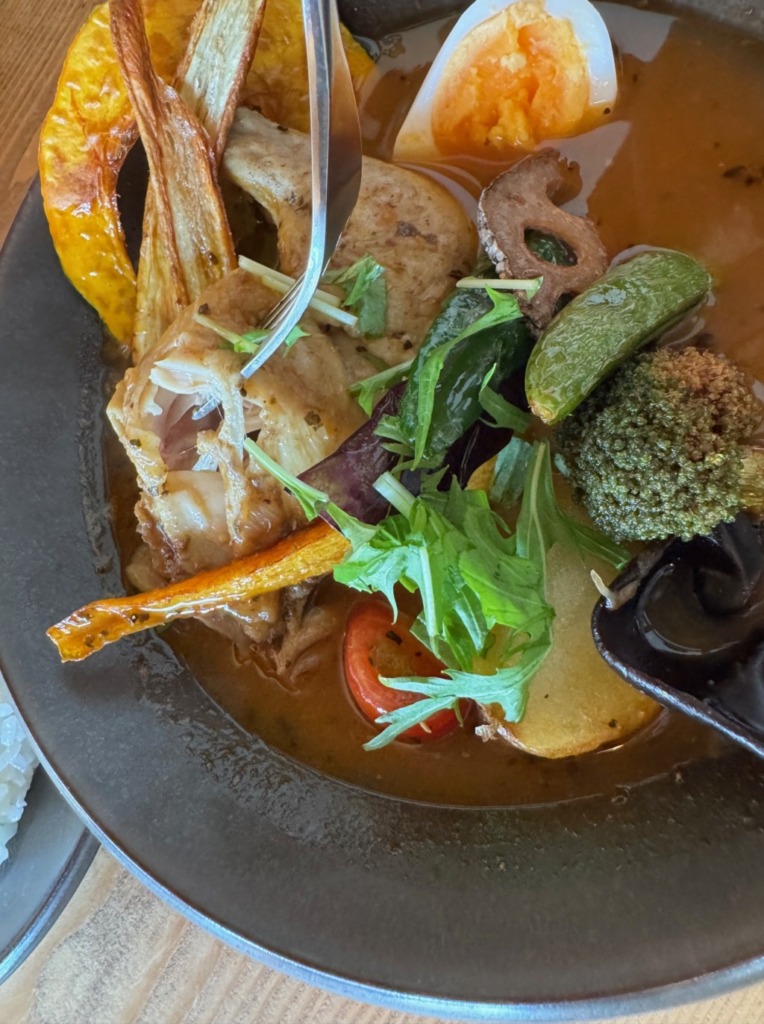 佐賀 路地裏の佐藤家 スープカレー チキン野菜