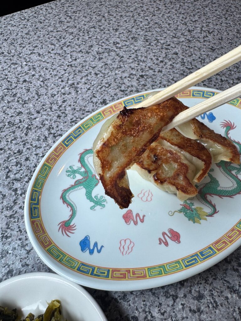 大龍ラーメンの餃子
