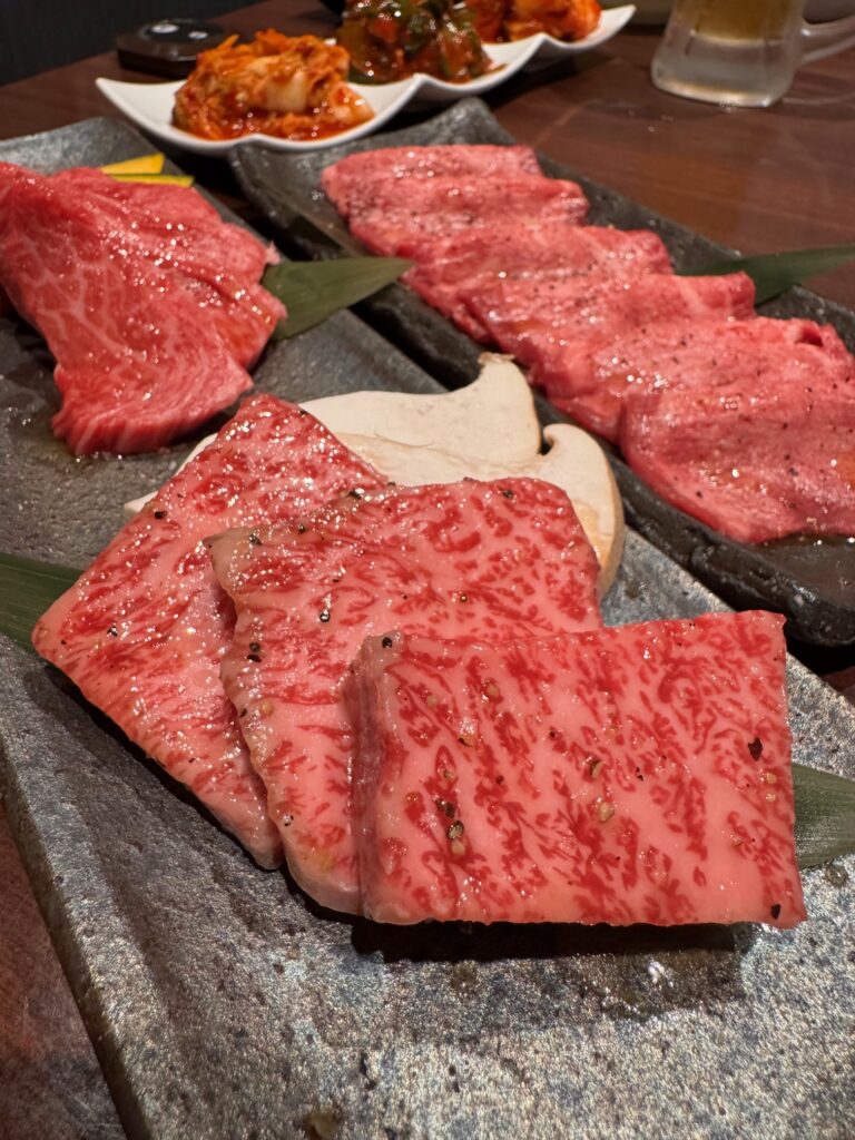 佐賀にある焼肉季咲楽の和牛イチボと和牛上ロース