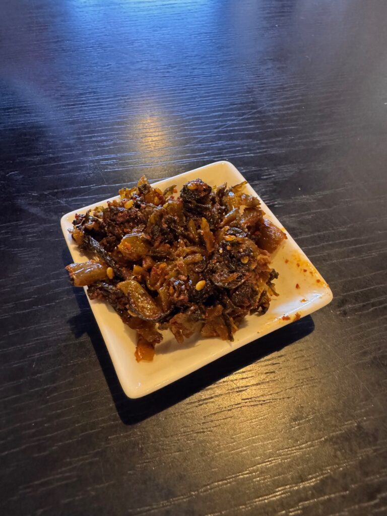 ひろちゃんラーメンの無料辛子高菜