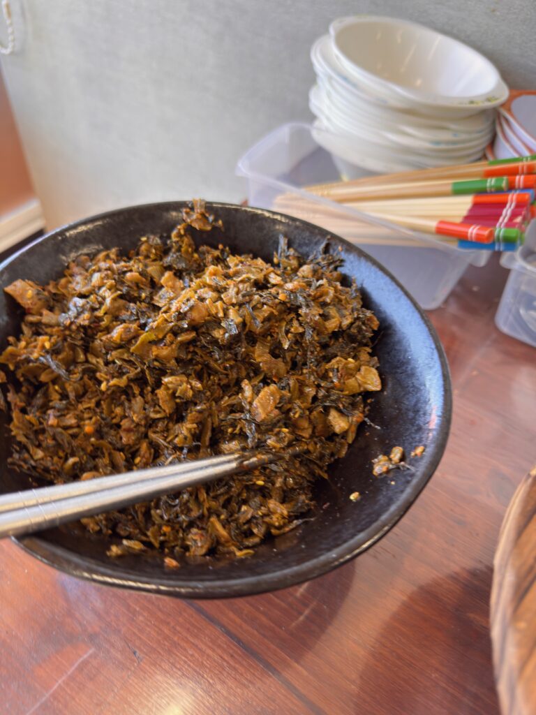 天隆佐賀南店の無料サービス。辛子高菜