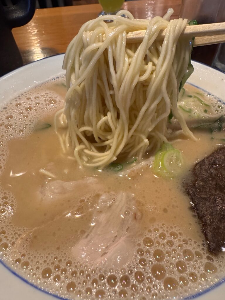 田中商店の細麺ストレート麺