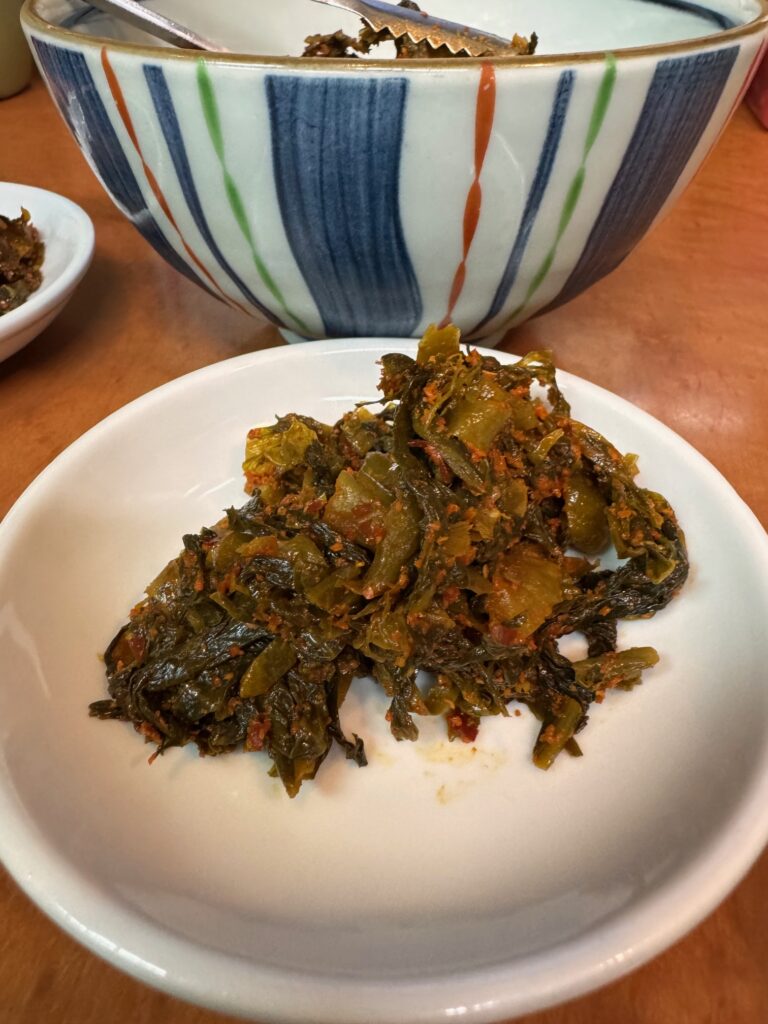 大連らーめんの細めストレート麺