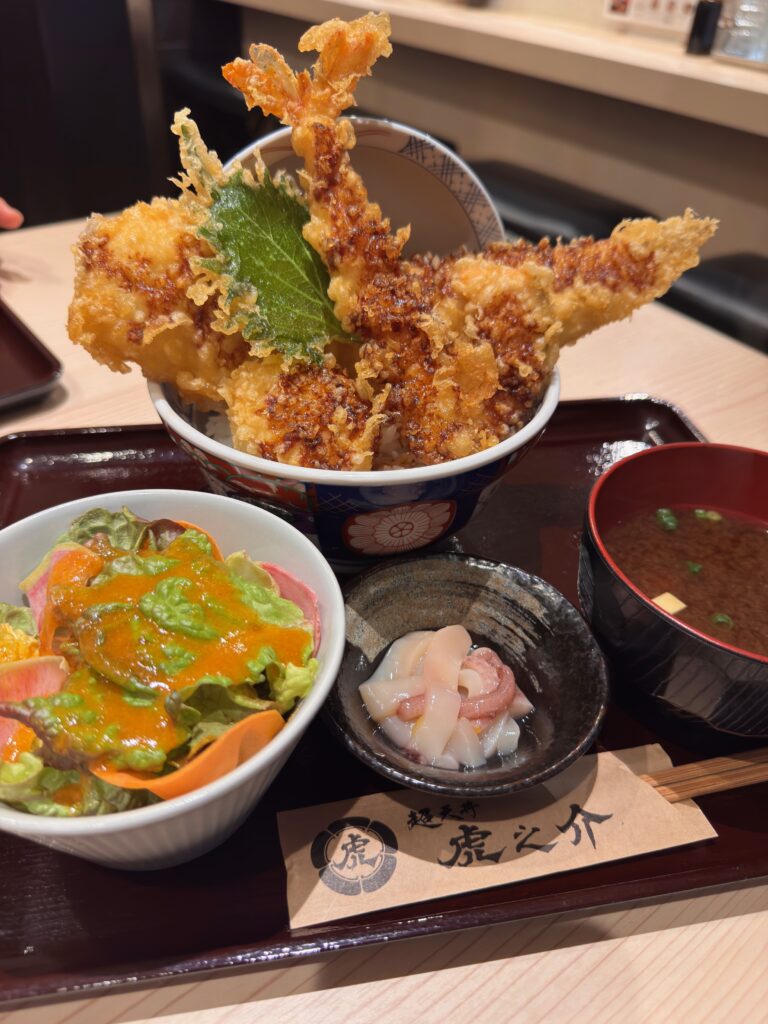 虎之介佐賀木原店の超天丼並