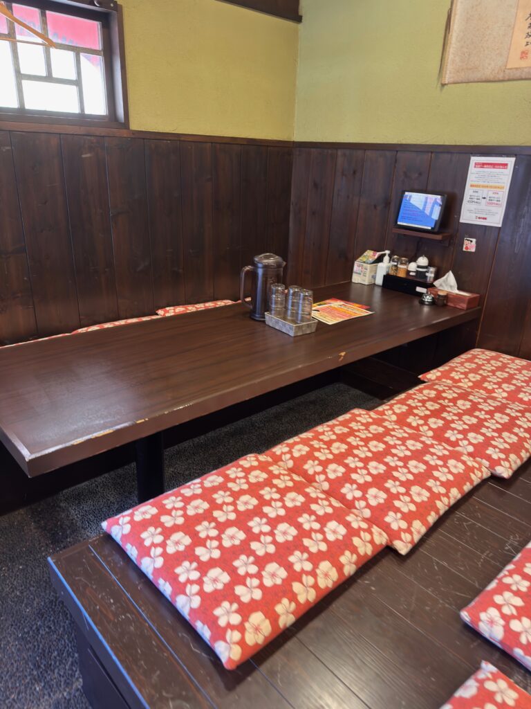 熊本の味千拉麺本店の店内