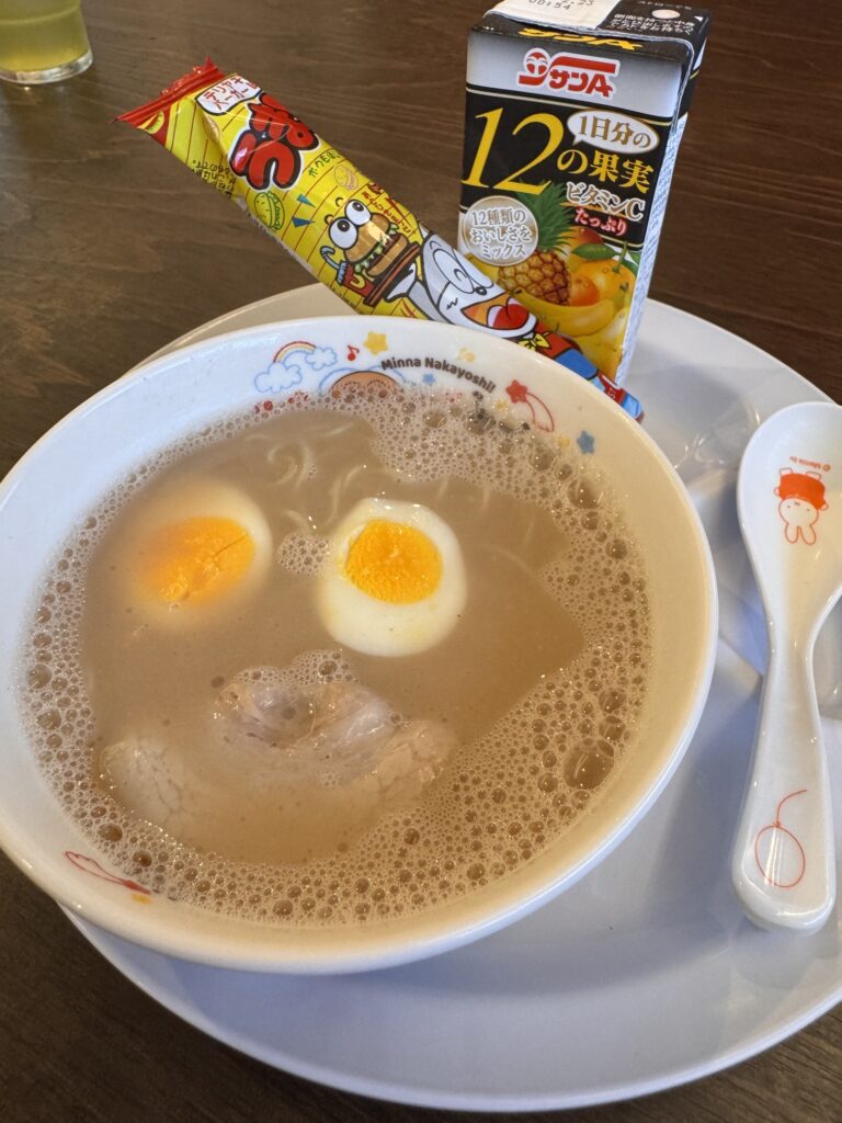 大砲ラーメン吉野ヶ里店のお子様ラーメン