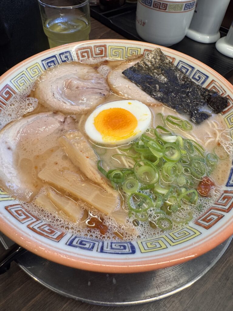 大砲ラーメン吉野ヶ里店の昔ラーメン大盛り