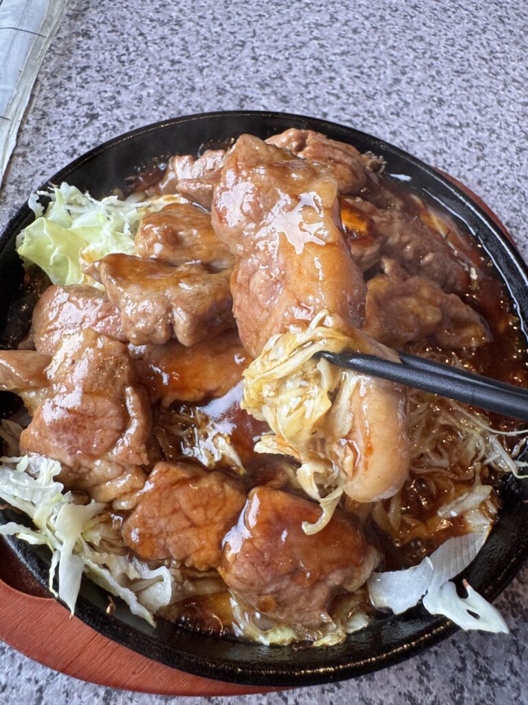 豚屋えつぼのあつあつトンテキ