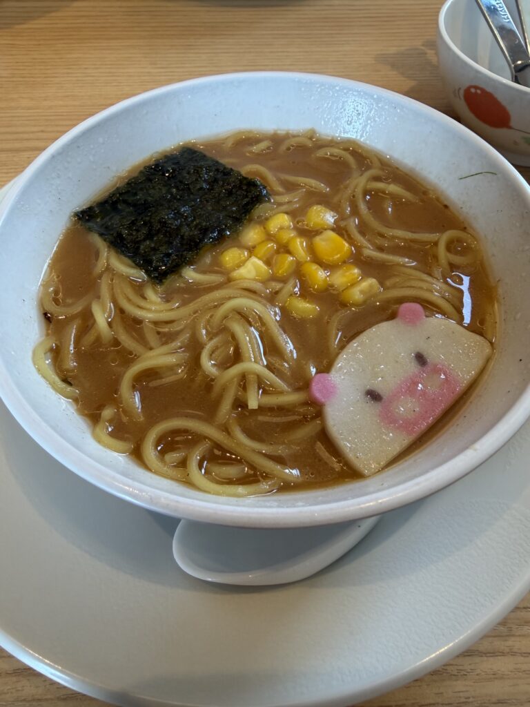 丸源ラーメン鳥栖店のお子様ラーメン