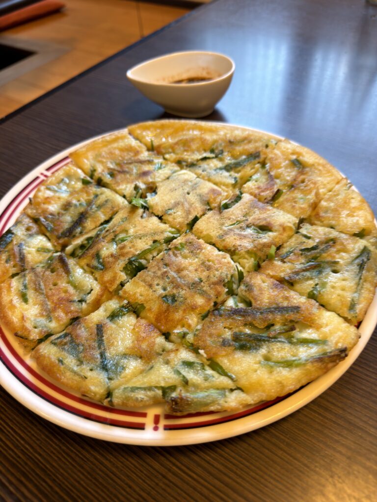 焼肉園のチヂミ