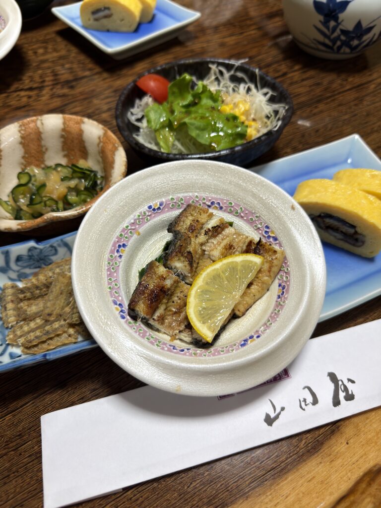 山田屋のうなぎの白焼