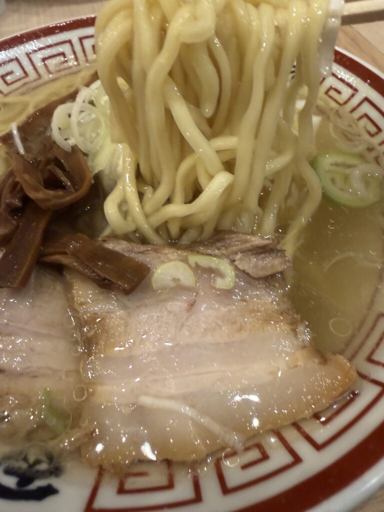 中華そば専門田中そば店武蔵境の中華そばの麺