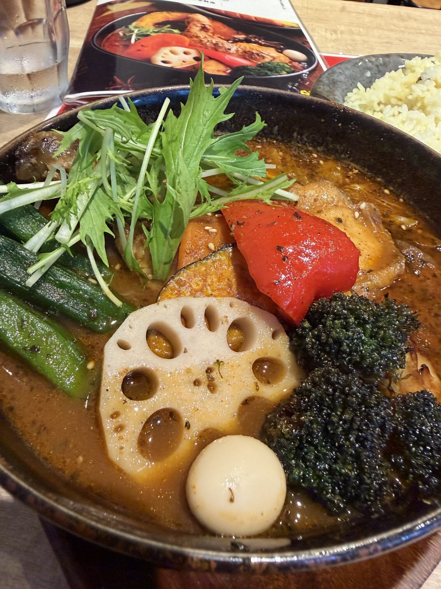 中野のGARAKUでスープカレー