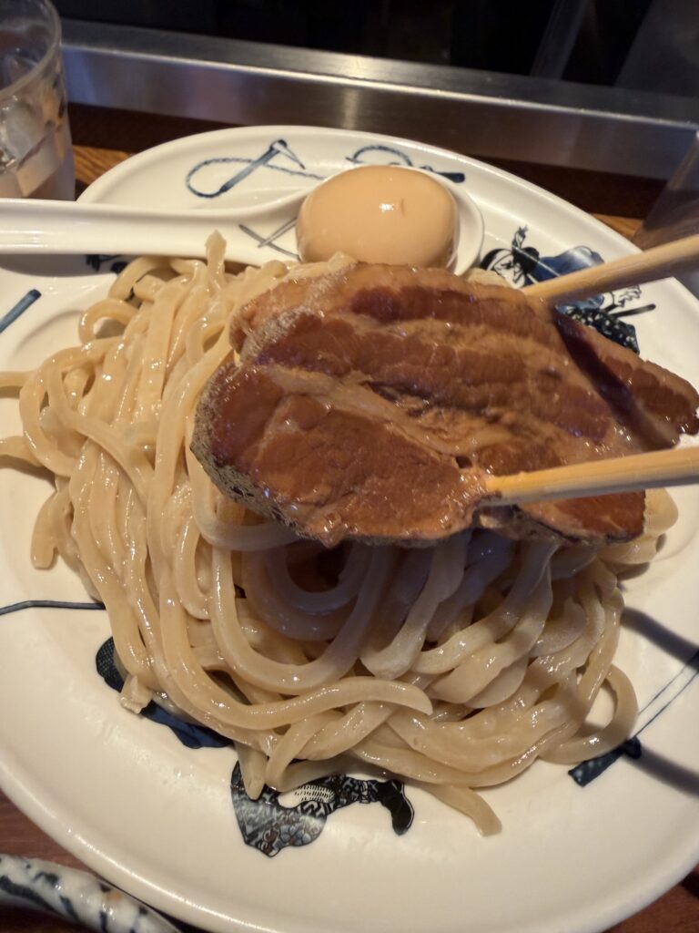 麺屋武蔵 虎洞の濃厚つけ麺の角煮