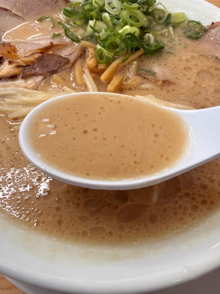 魁龍の濃厚スープ